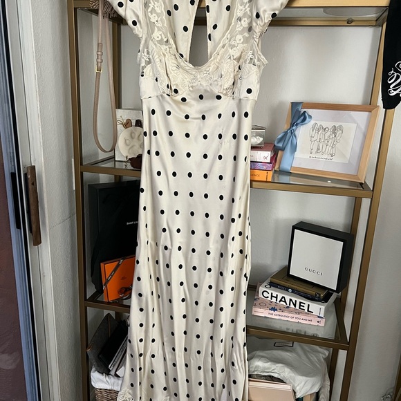 Free people butterfly babe polka dot maxi/ XL - Picture 6 of 7